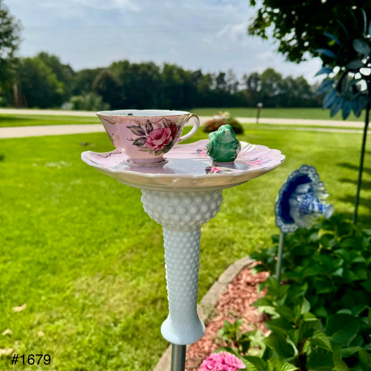 Blushing Blooms Bird Feeder (#1679)