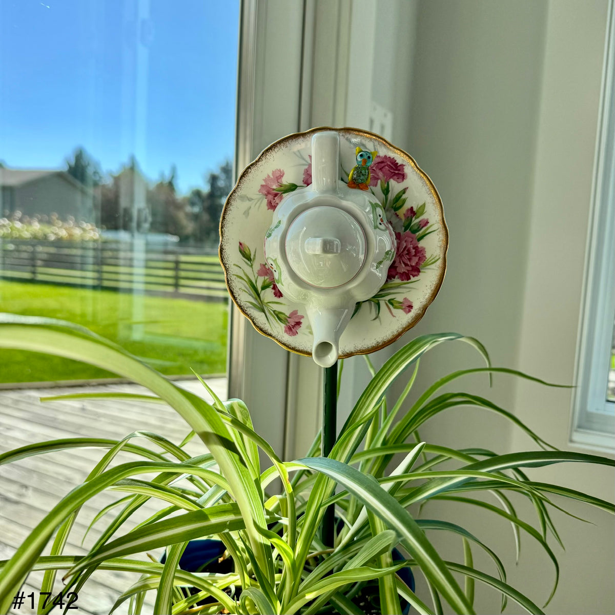 White/Pink Mini with Owl (#1742)