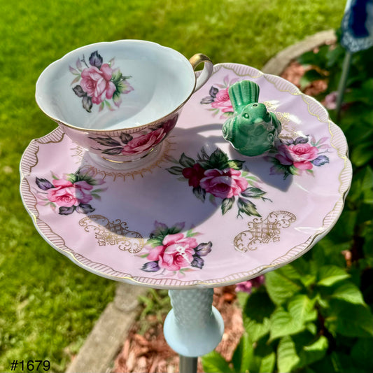 Blushing Blooms Bird Feeder (#1679)