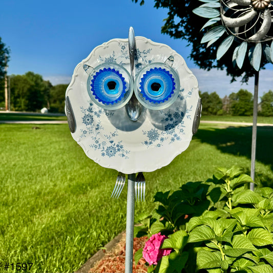 Blue Blossom Owl
