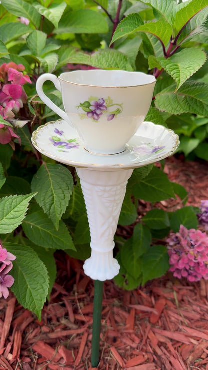 Violet Garden Bird Feeder (#1685)