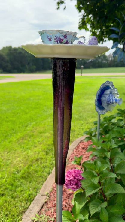 Lavender Songbird Bird Feeder (#1681)